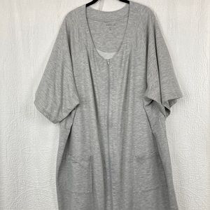 Dreams Co. Women’s Lightweight Zippered Lounger Dress sz 5x